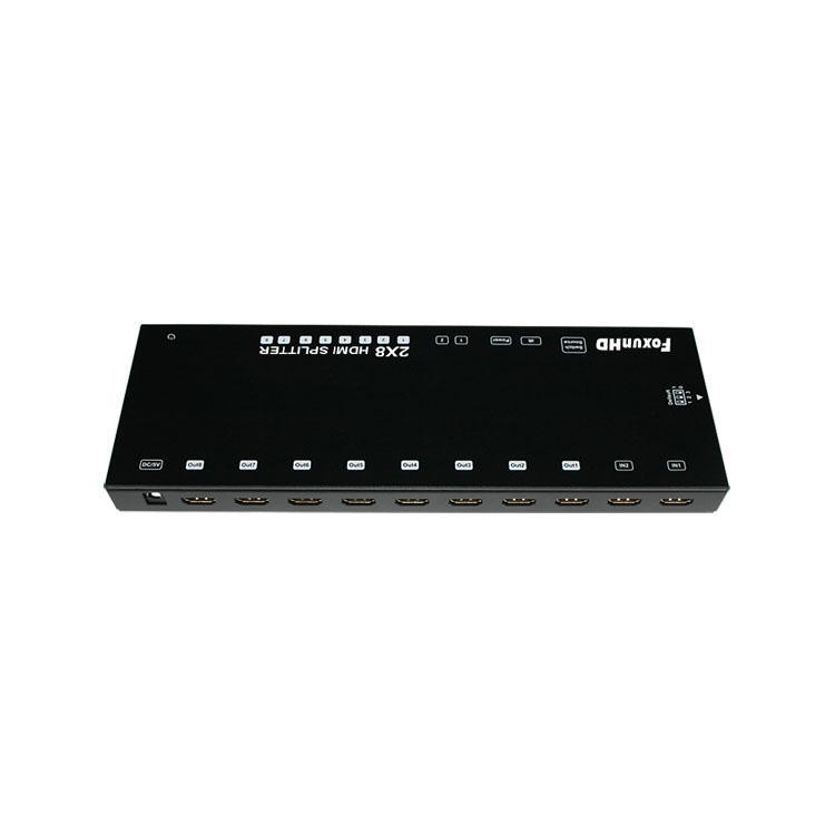 FoxunHD 2进8出高清分配器HDMI Splitter SP248-HD3D